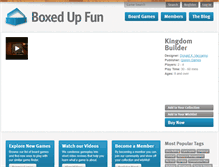 Tablet Screenshot of boxedupfun.com